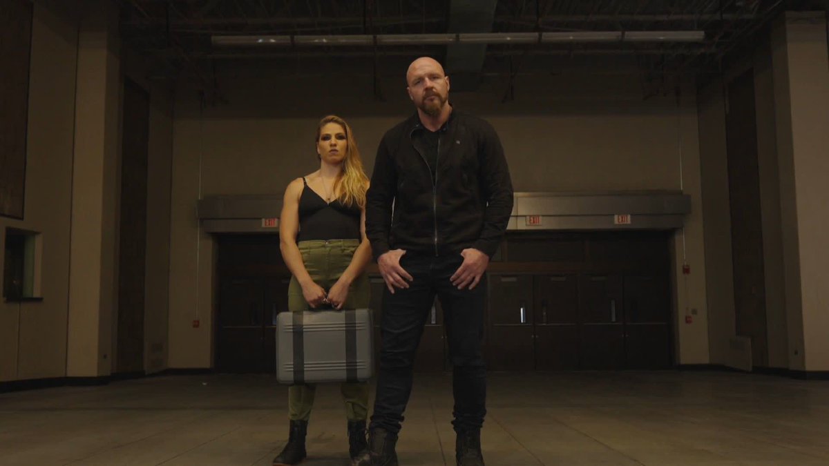AEW World Champion Jon Moxley embraces the violence that will unfold within the confines of the STEEL CAGE at Beach Break! Watch #AEWCollision LIVE on TBS &amp; MAX Jon Moxley | Marina Shafir