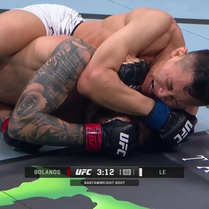 Quang Le puts Gaston Bolaños to sleep 😴 #UFCDesMoines