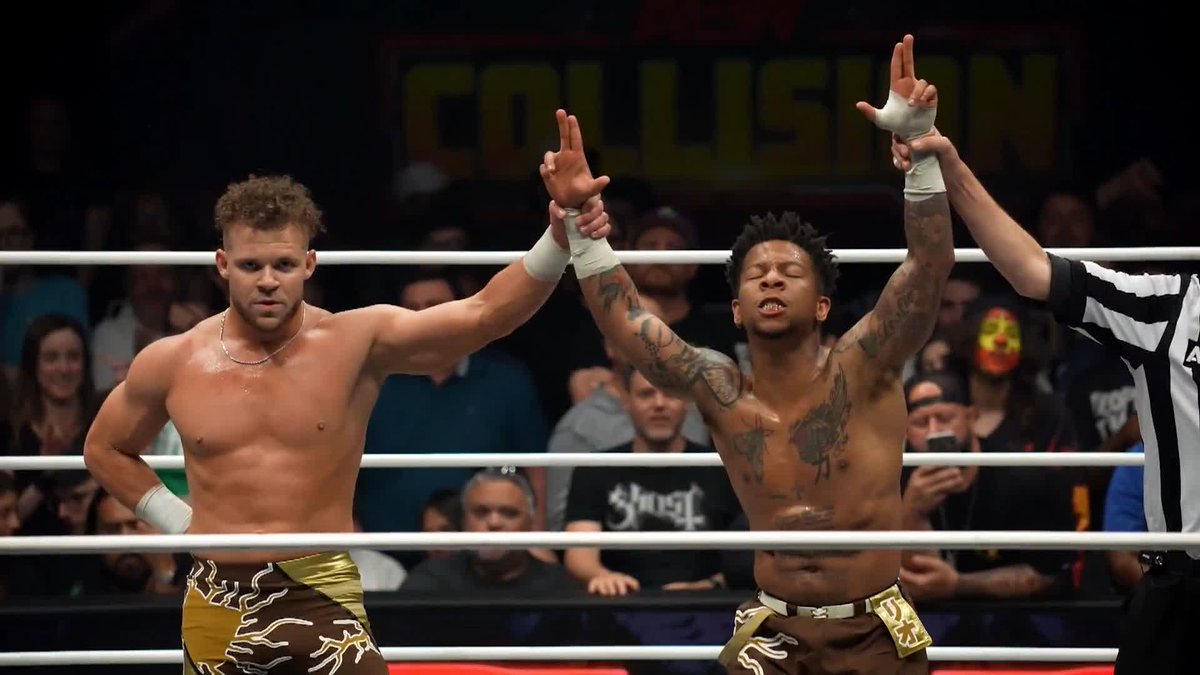 "You're either CRU, or you're ENEMY!" Watch #AEWCollision LIVE on TBS & MAX Lio Rush 🖤 | Action Andretti