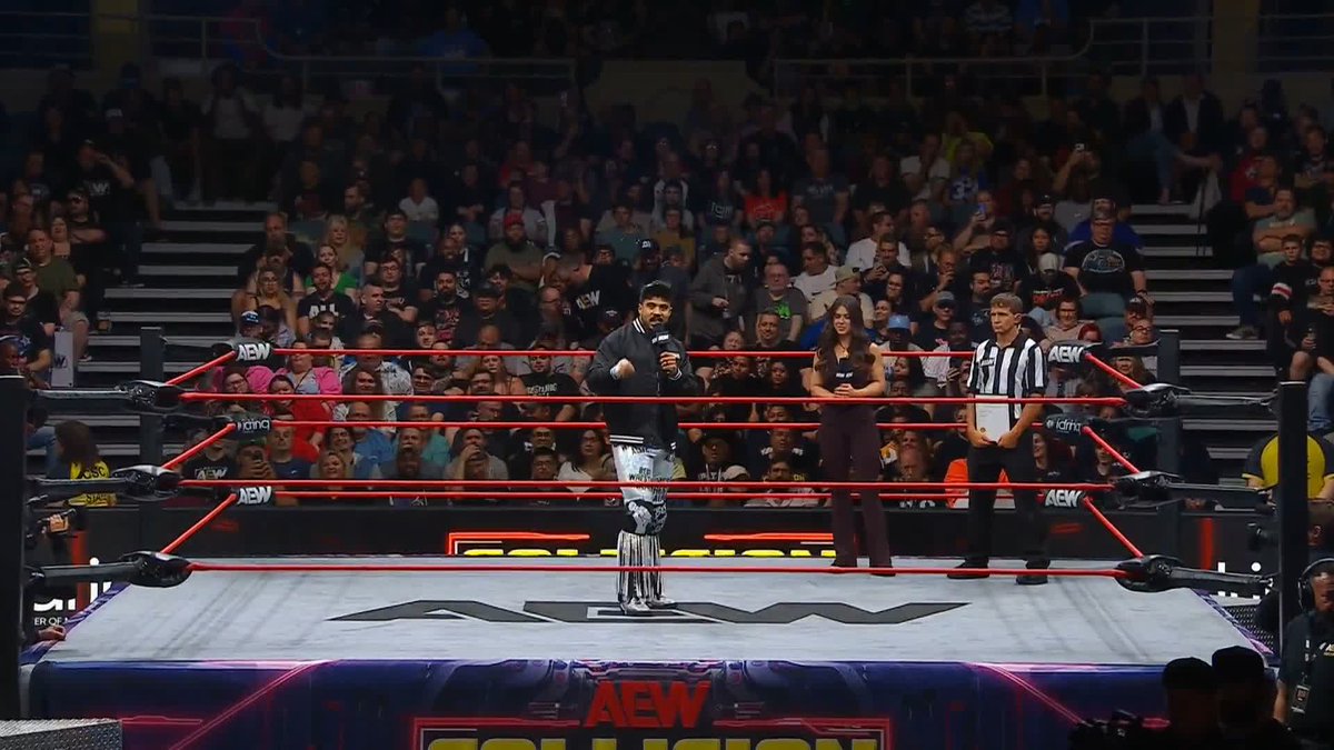 Daniel Garcia has answered Max Caster's Open Challenge! Watch #AEWCollision LIVE on TBS & MAX ''Platinum'' Max Caster