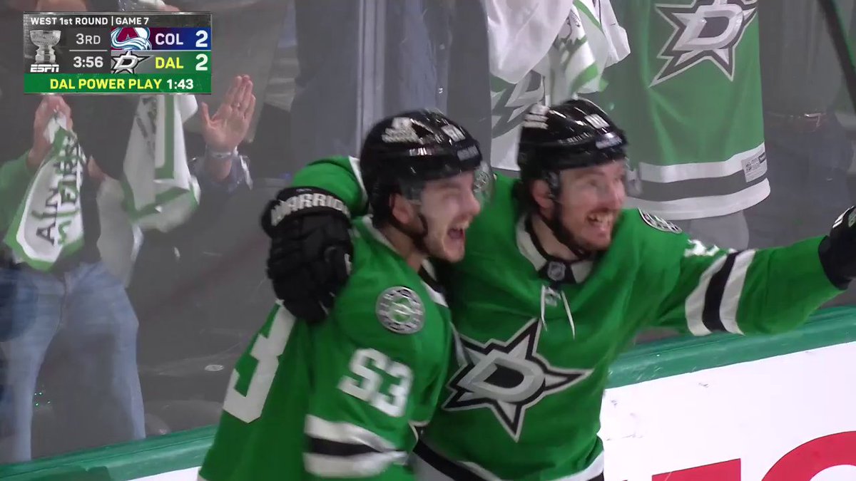 DALLAS HAS THE LEAD IN #GAME7 😱 #StanleyCup 🇺🇸: ABC &amp; ESPN+ ➡️ 🇨🇦: Sportsnet or stream on Sportsnet+ ➡️
