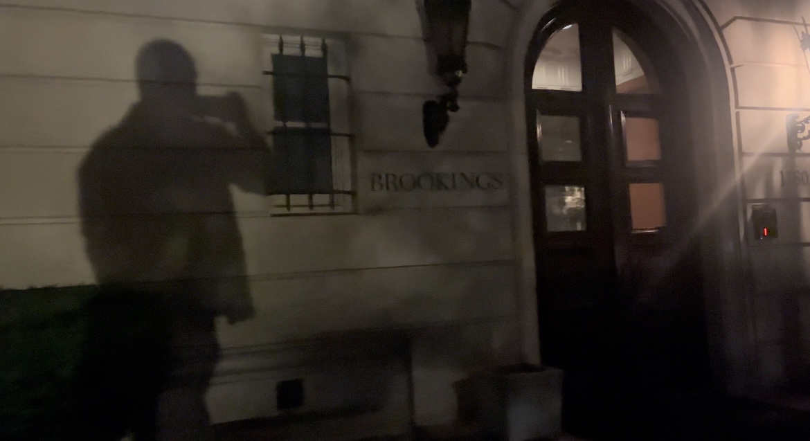 Tonight I got lost in DC and discovered 3 of the biggest CIA vectors in the civil society space — Brookings, Johns Hopkins School of Advanced International Studies, & Carnegie Endowment for International Peace — are all literally right next to each other on the same block.