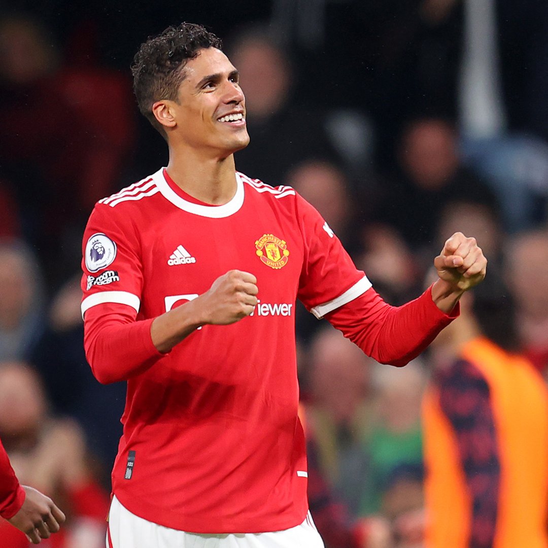 #TB to when Raphaël Varane scored his first goal for #mufc against today's opponents 🥹❤️