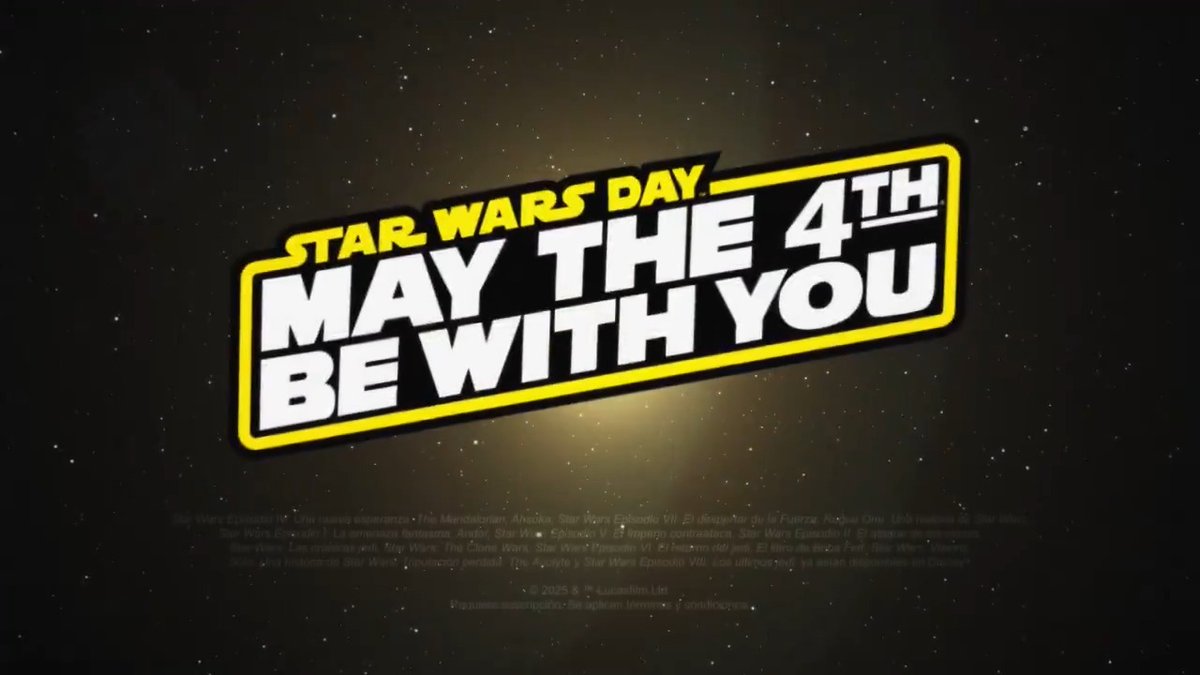 A los mejores fans de la galaxia... Que la Fuerza os acompañe. Siempre. #MayThe4th