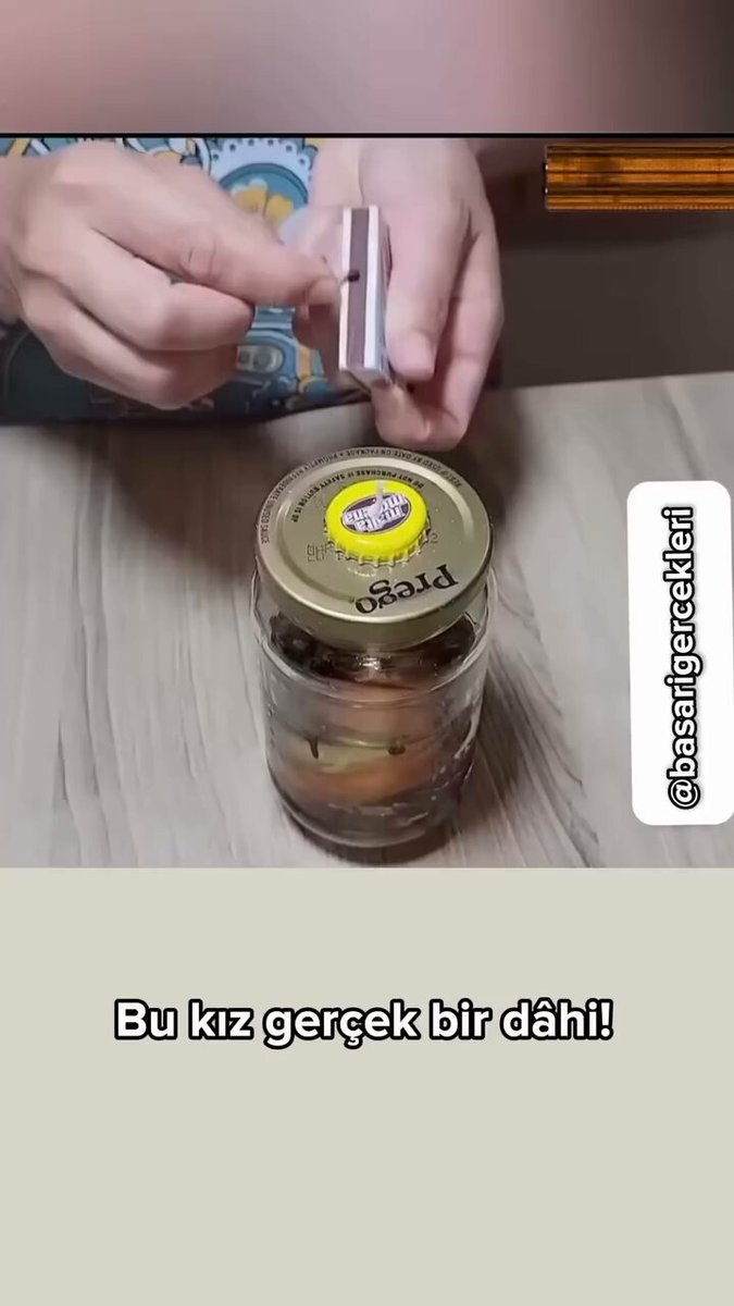 Dahi demeyelim de güzel bir çözüm bulmuş diyelim.