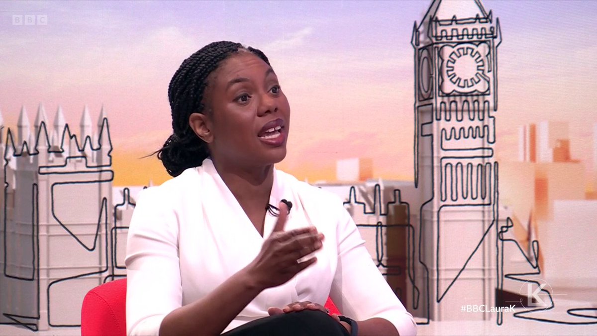 "My job is to make sure [Nigel Farage] does not become prime minister" Conservative leader Kemi Badenoch says the Reform UK leader "does not have the answers to the problems the country is facing" #BBCLauraK