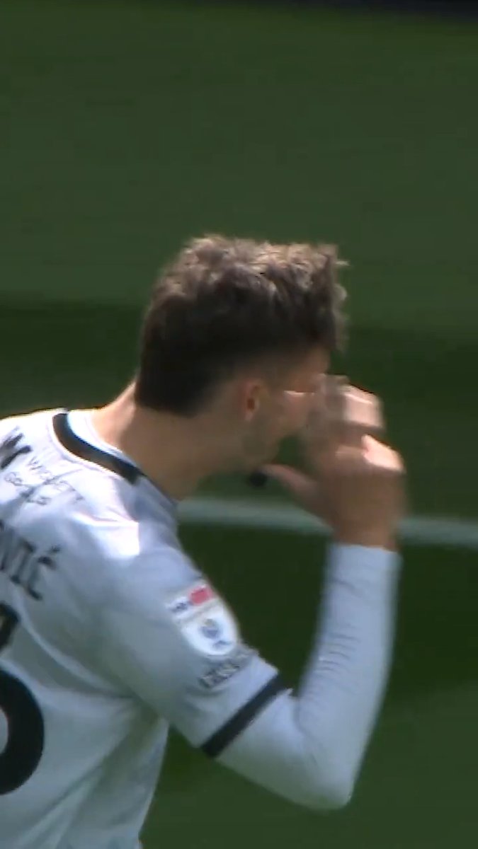 ⚽️ Mihailo scores #Millwall's last goal of the 2024/25 season.
