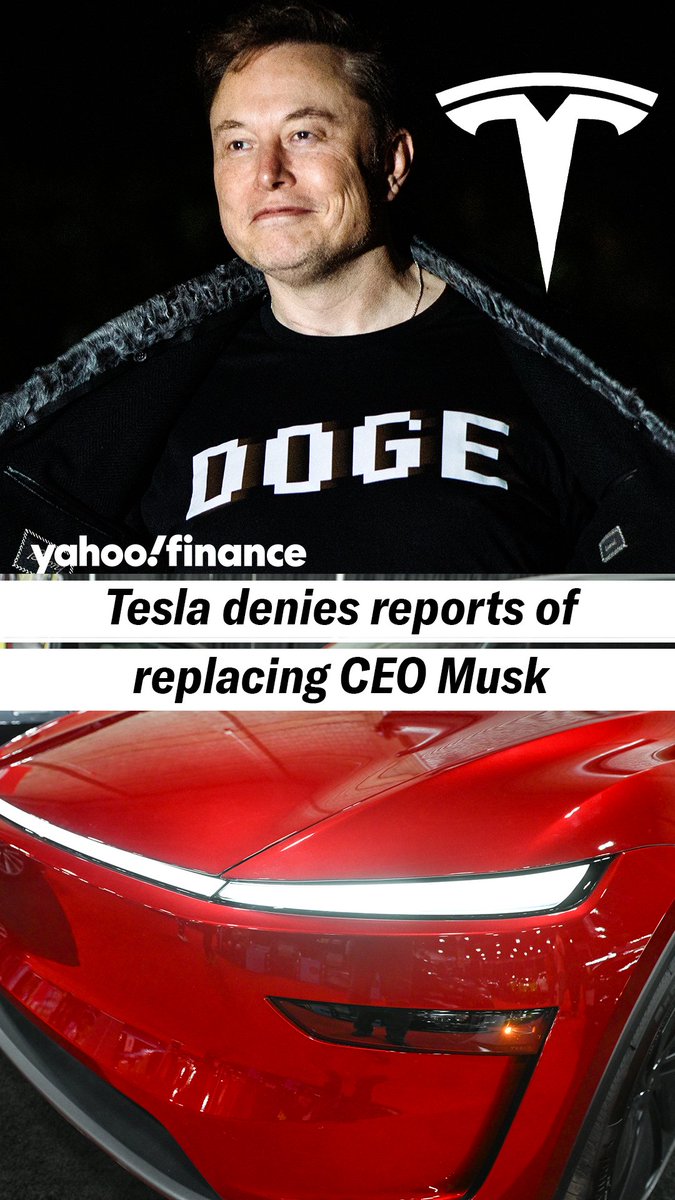 Tesla is denying reports that the company's board initiated a search to replace Elon Musk as CEO.