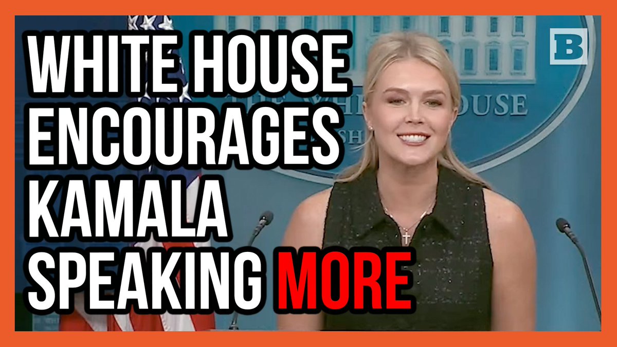 .Karoline Leavitt Karoline Leavitt: The White House supports more speaking engagements for Kamala!
