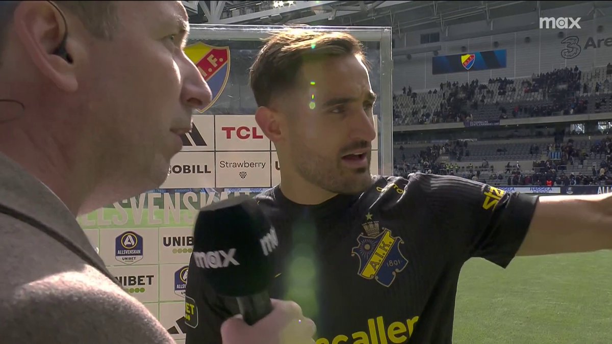 🗣 "Sniperview från sidan, han ser allting. Tydligen ska det vara något livsfarligt." Sotirios Papagiannopoulos om straffsituationen 💬 📲 Se matchen på Max