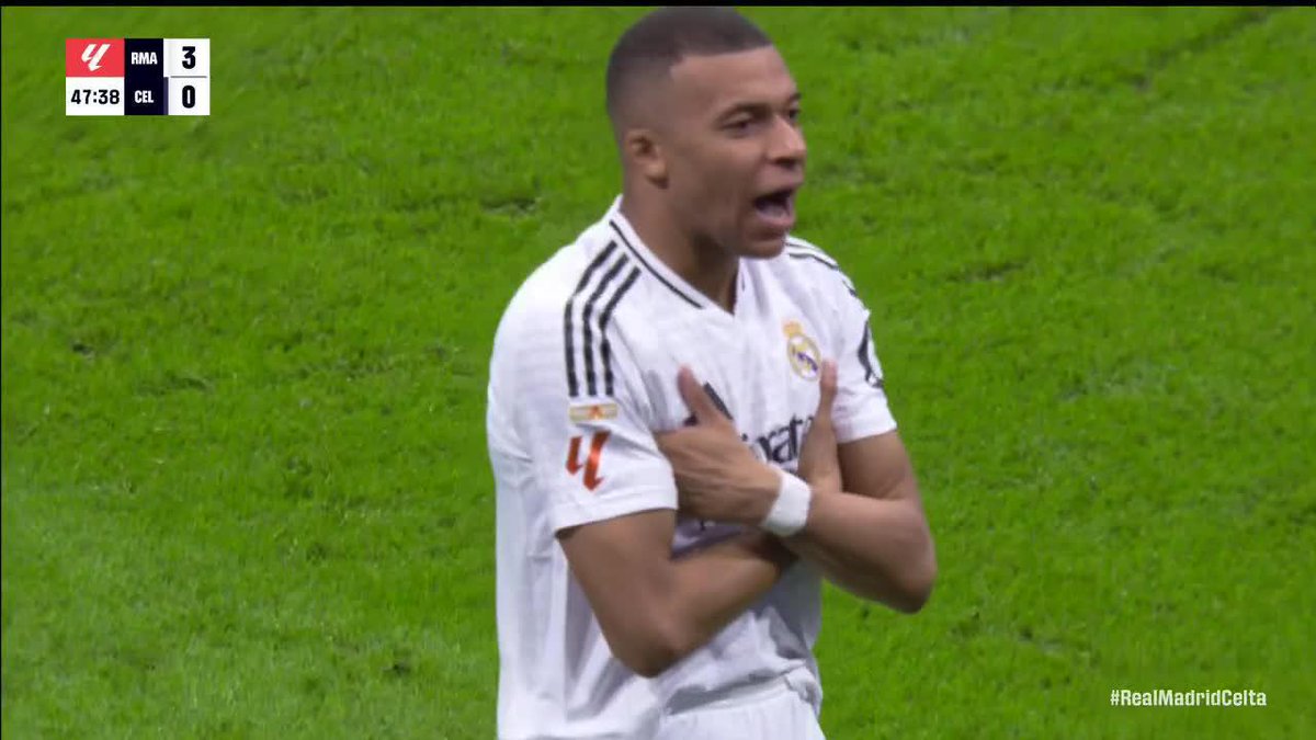 ARDA GÜLER TO KYLIAN MBAPPÉ AND REAL MADRID LEAD 3-0 AT THE START OF THE SECOND HALF!! TWO GOALS FOR MBAPPÉ AND A GOAL AND AN ASSIST FOR GÜLER 🔥🔥🔥