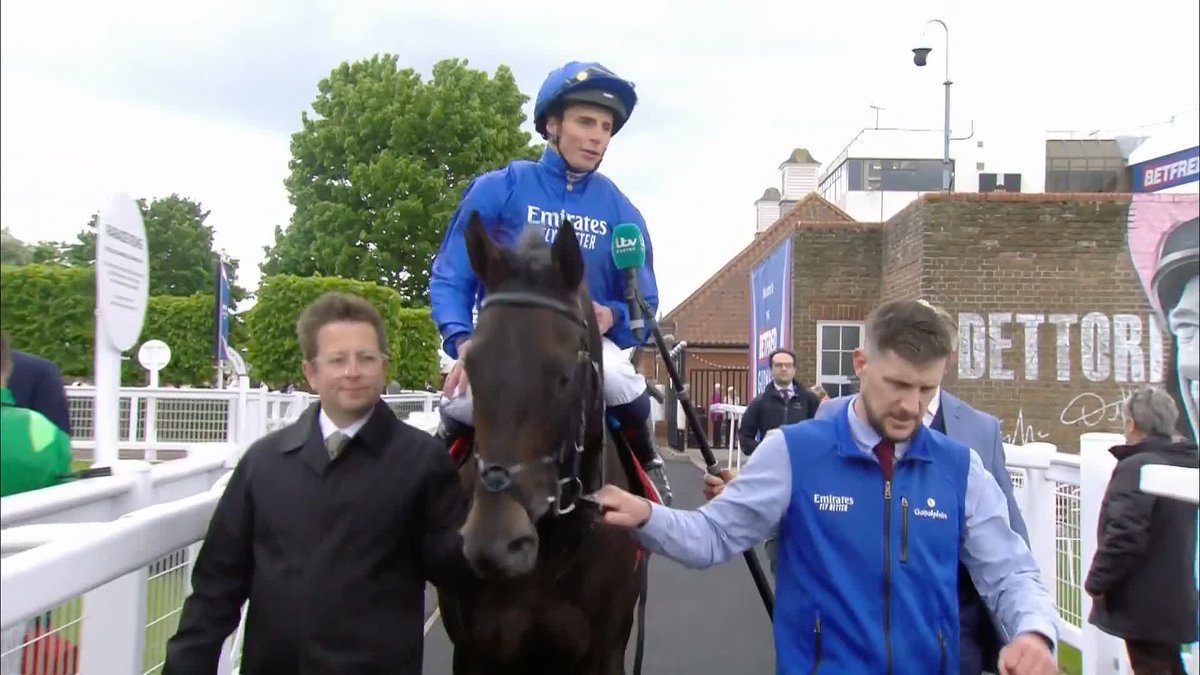 🗣"She's a very classy filly, I don' think we've seen the best of her yet" A fantastic weekend for Godolphin with Desert Flower to come! 🔵 #ITVRacing | William Buick | Matt Chapman