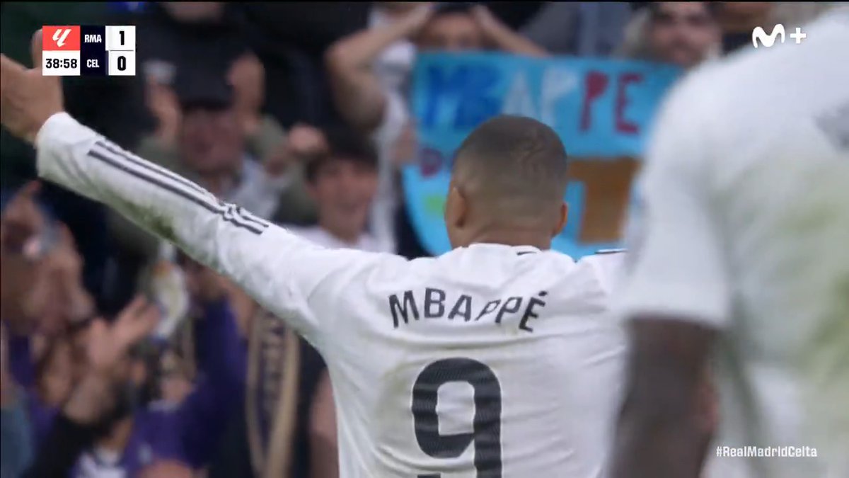 Su carrera es imparable. Su disparo es un misil. Mbappé regresó con doblete al Bernabéu. 🐢🎯 #LALIGAEASPORTS #LaCasaDelFútbol