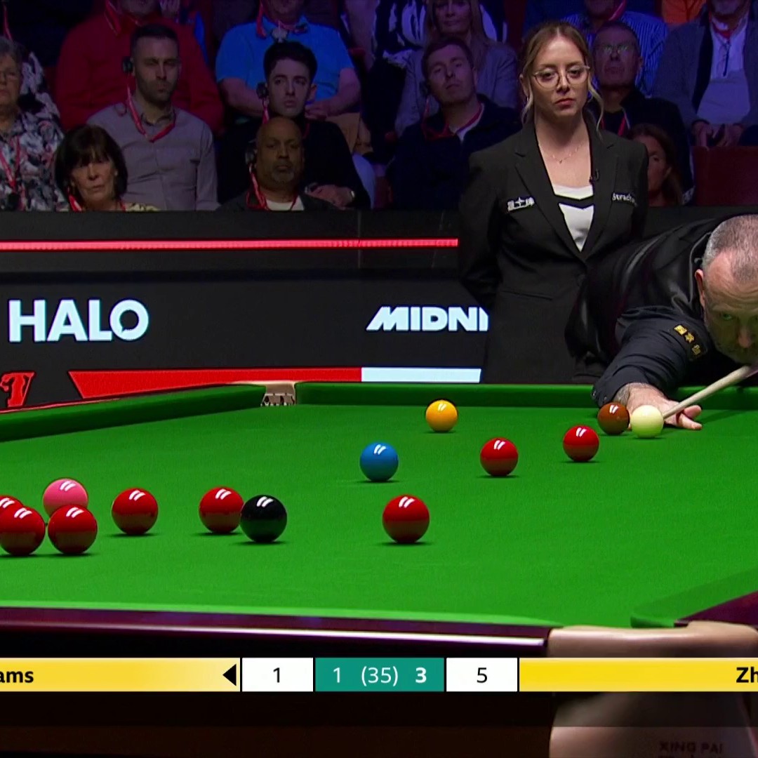 That is INCREDIBLE! 🔥 Zhao Xintong bags a brilliant 3-ball plant after a stalemate period 💪