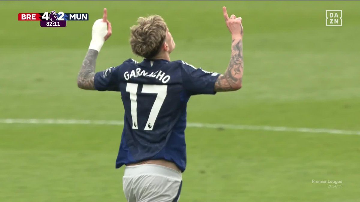 🔥🇦🇷 ¡INVENTE, GARNACHO, INVENTE! Tremendo golazo para maquillar el resultado contra el Brentford #PremierLeagueDAZN 🏴