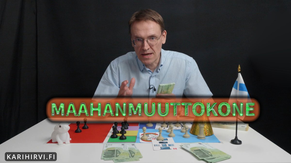 Maahanmuuttokone. Videon voi ladata ja jakaa.