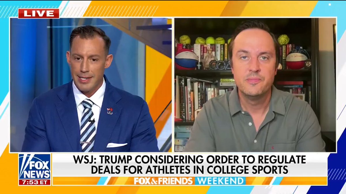 .Chad Withrow breaks down why Trump is considering NIL regulations on FOX & Friends