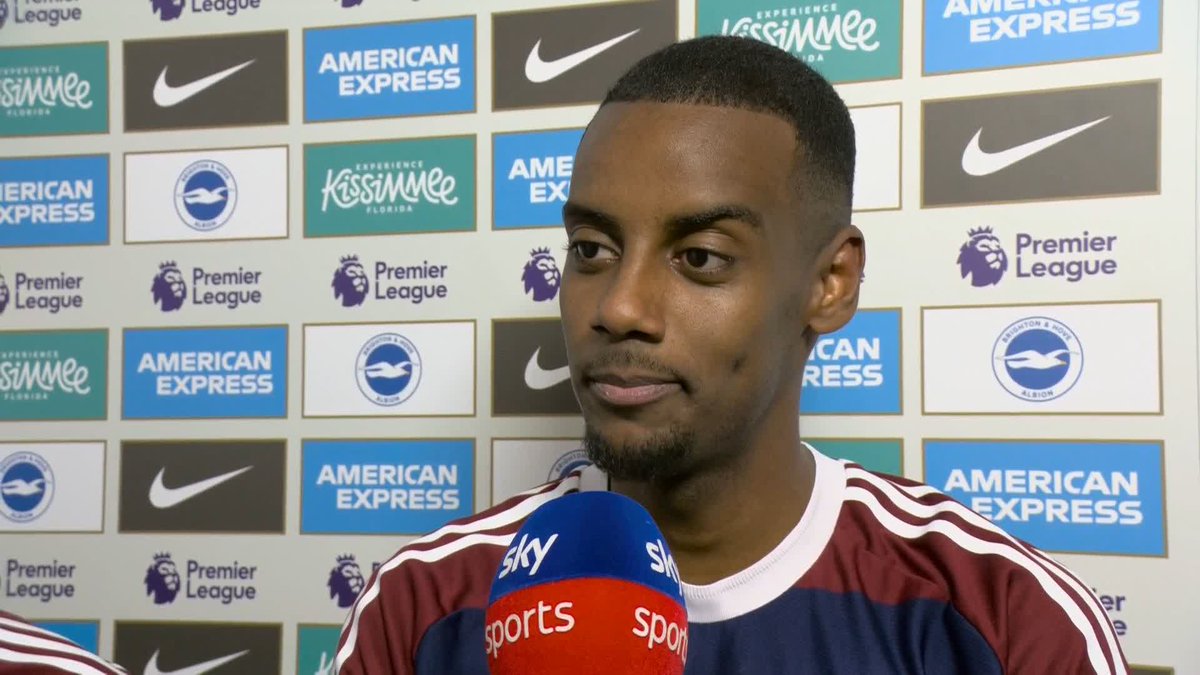 "That was a new experience" Alexander Isak says it was tough to prepare for three penalties in Newcastle's draw with Brighton 🎙️