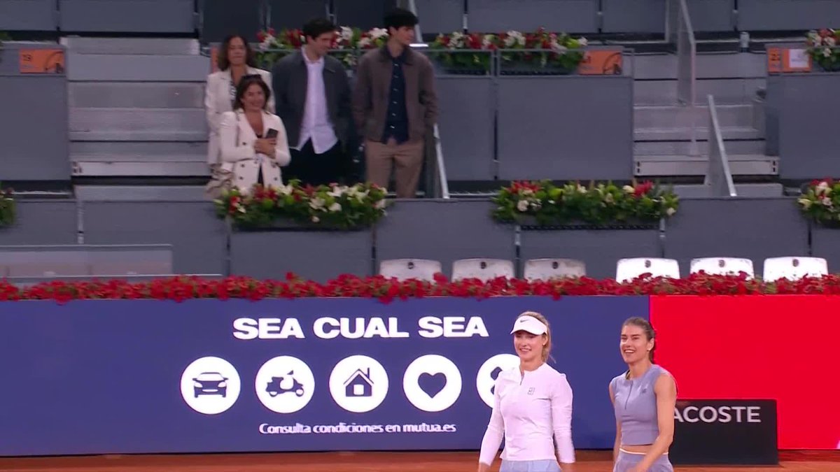 THE MOMENT! ✨ Kalinskaya and Cirstea left it all on the court to take home the trophy in Madrid ! #MMOPEN