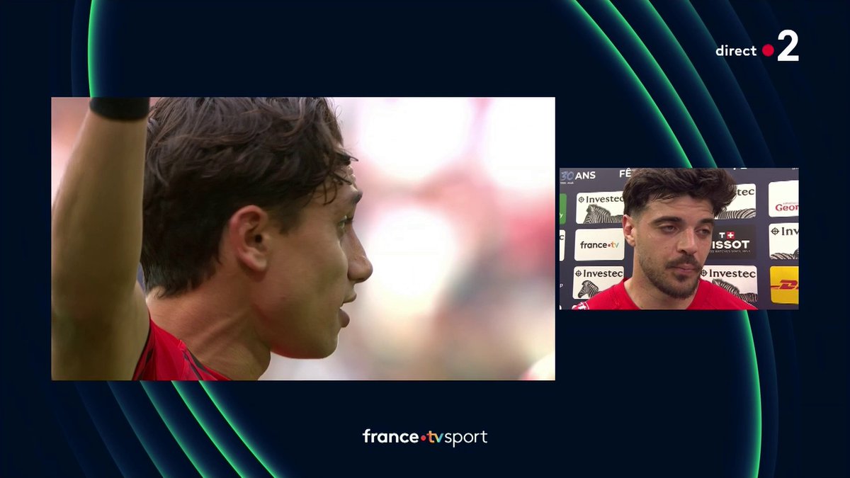 🏉 #InvestecChampionsCup | 🗣️ "Non, je ne suis pas d'accord. Ils sont loin d'être au-dessus de nous. Ils sont hyper réalistes, c'est ça la différence aujourd'hui. 🎙️ La réaction de Romain Ntamack qui n'a pas trouvé l'UBB supérieure dans le jeu malgré la défaite.