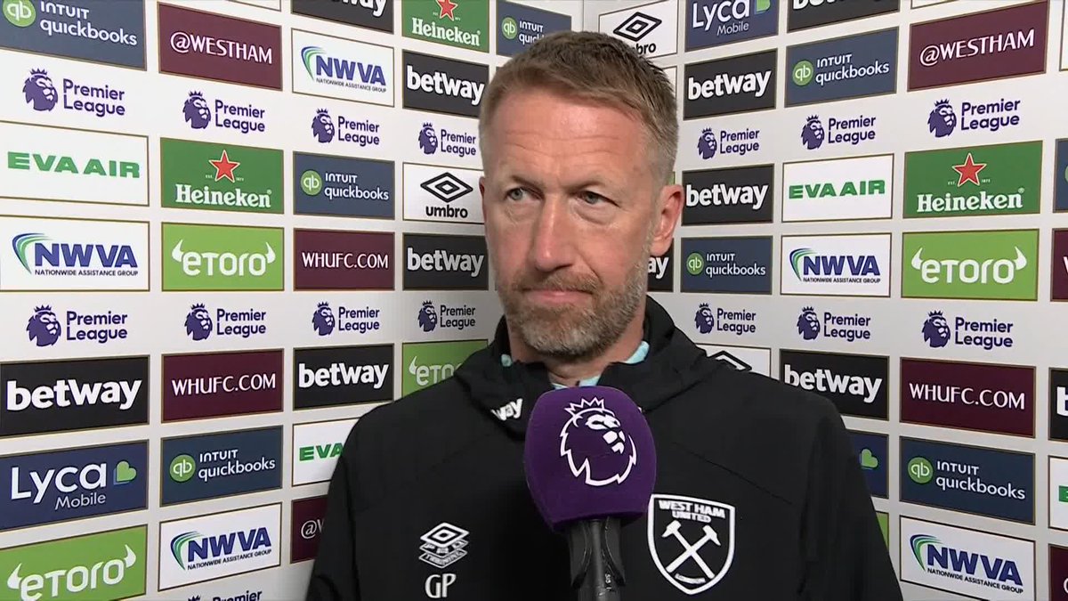 "We can take some positives from it" 📈 Graham Potter reflects on his side's draw against Tottenham Hotspur 🤝