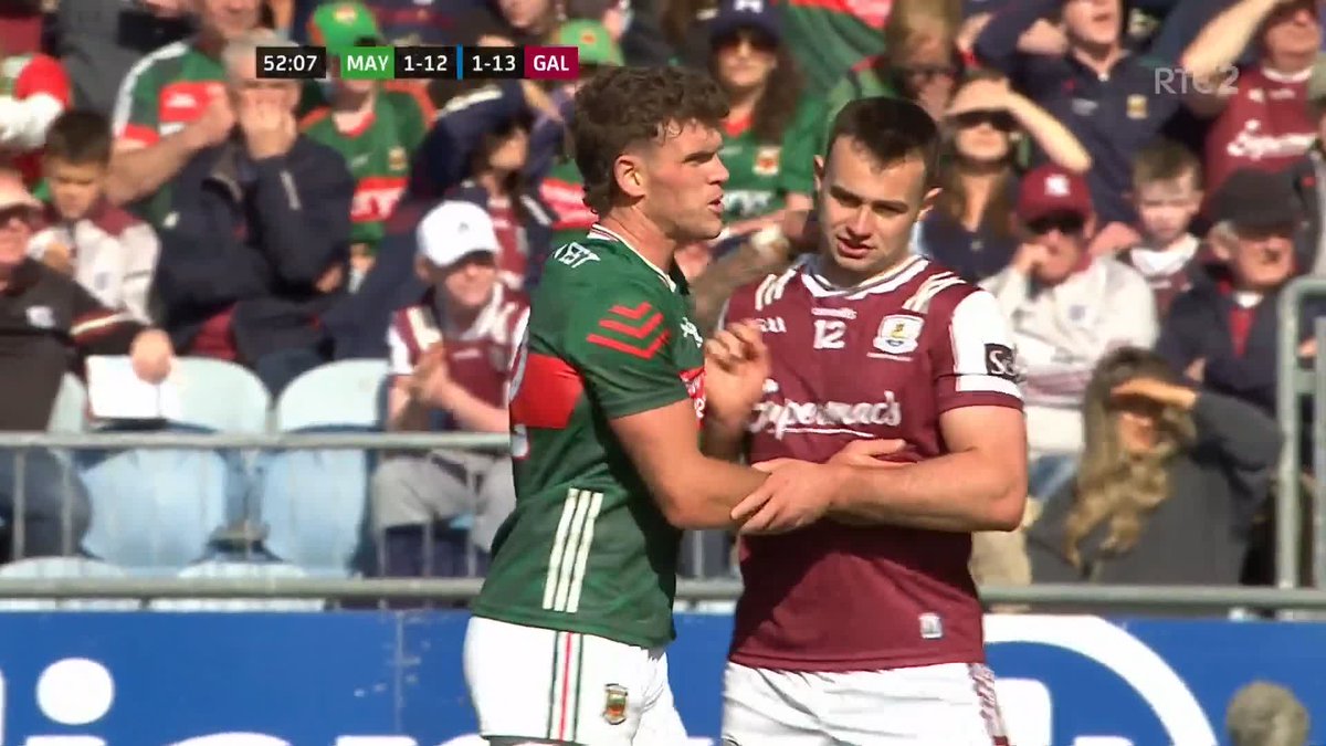 We've seen a lot of players bamboozled by some of the new GAA rules. Not Conor Gleeson. His touch on this two-pointer from Ryan O'Donoghue made it just a one-pointer. But had it already crossed the line before the touch?