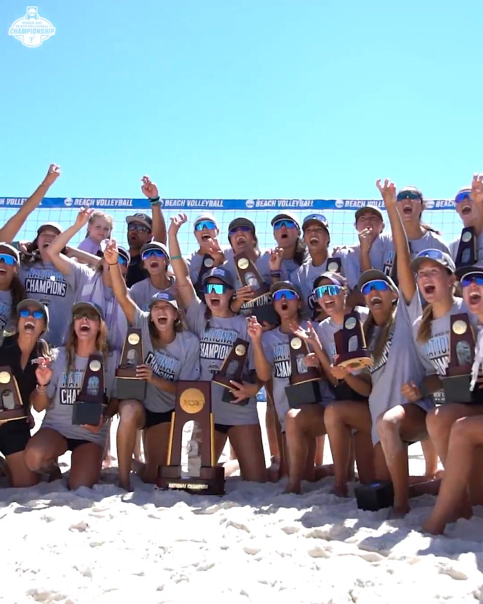 POV: you're National Champions 🎉 #NCAABeachVB x TCU Beach Volleyball