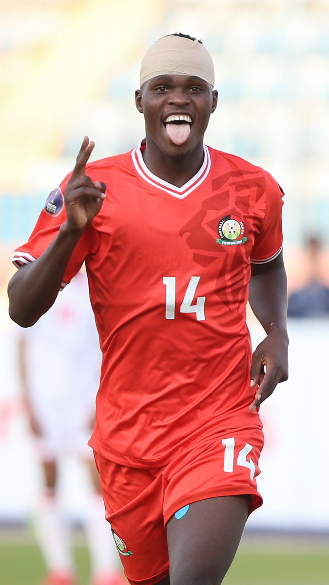 Lawrence Ouma with that finish! 🤩🇰🇪 #TotalEnergiesAFCONU20 | #TUNKEN