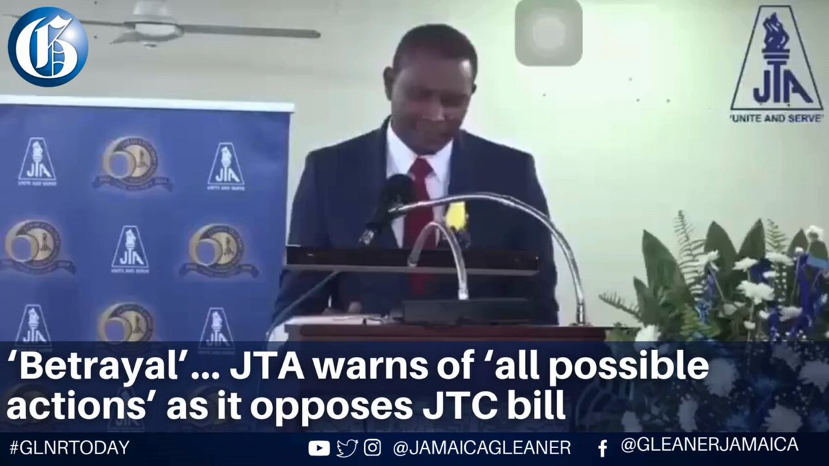 President of the Jamaica Teachers’ Association Dr Mark Smith today declared that the union, which represents over 20,000 teachers, stands ready to “take all possible actions” to halt the passage of the Jamaica Teaching Council bill. Read more: #GLNRToday