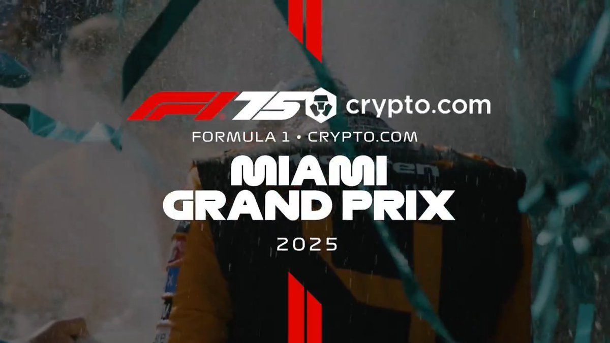 This is Miami. Are you ready? 🏁 #F1 #MiamiGP