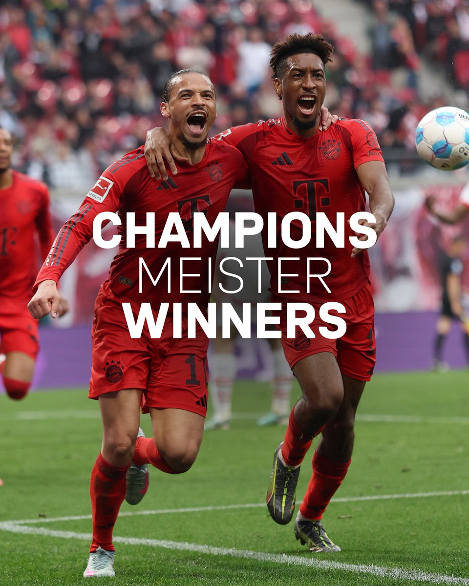 Wieder da, wo wir hingehören. 🏆 #MiaSanMeister