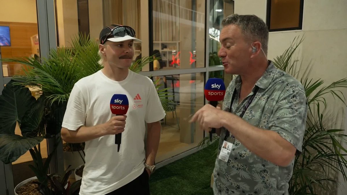 "I'm pretty sure it's going to be a wet start" 😅 Valtteri Bottas has his say on the conditions in Miami 🌧️