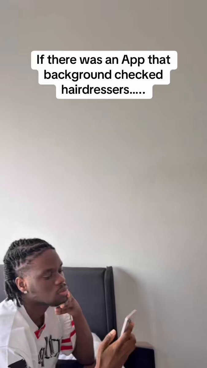 If there was an app that background checked hairdressers….
