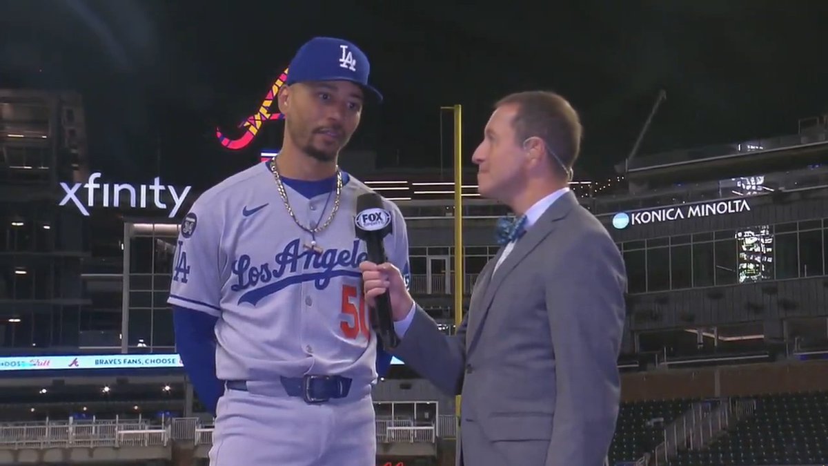 "The main thing for me is to have fun. I put too much pressure on myself. I really just need to trust my preparation and have fun during games." Mookie Betts spoke with Ken Rosenthal about his recent hitting streak, Roki Sasaki, &amp; more after the Los Angeles Dodgers win last night