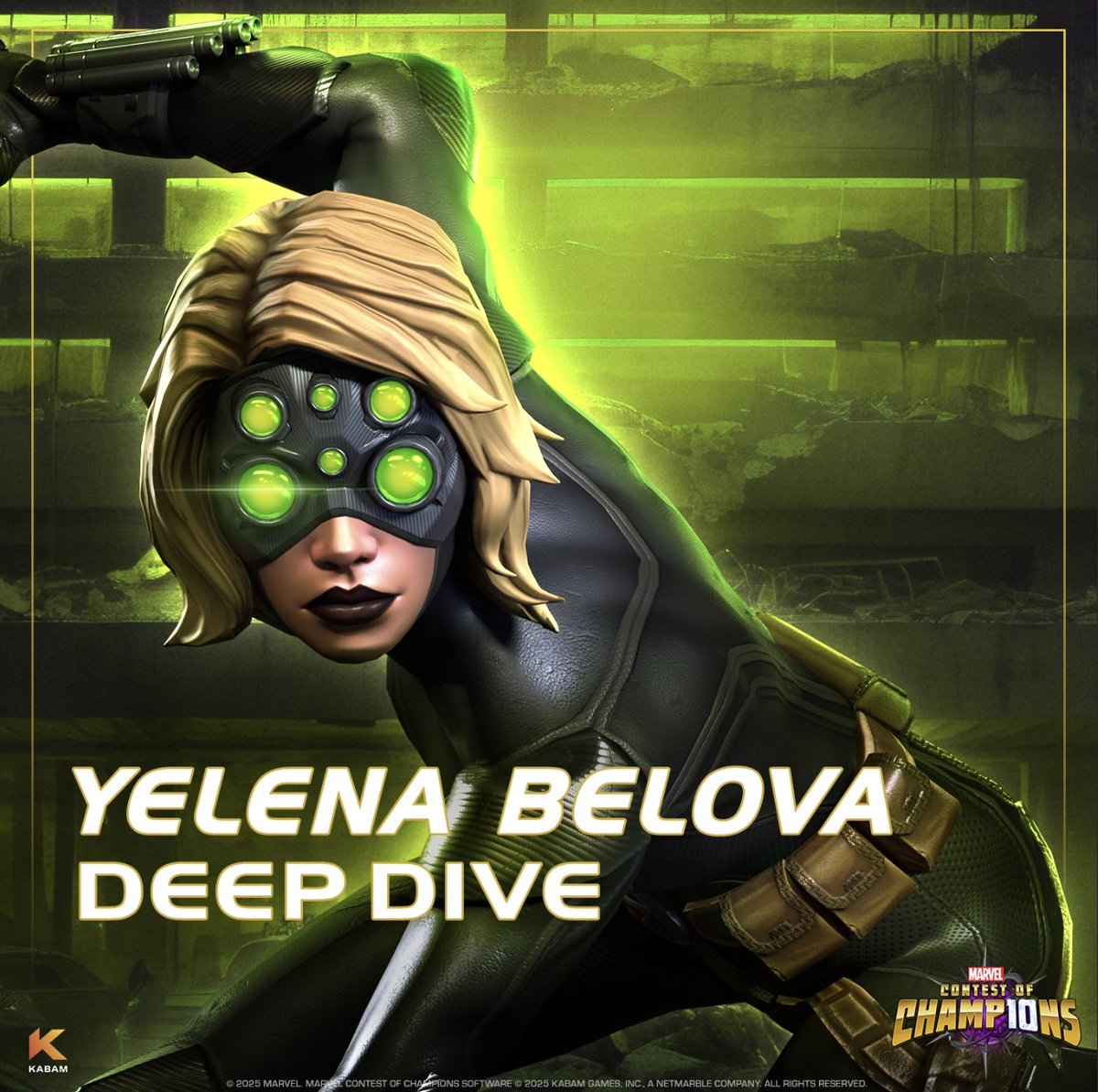 She’s fast, lethal, and always ten moves ahead. Yelena Belova makes her fatal presence felt in the Battlerealm. 🕷️⚔️