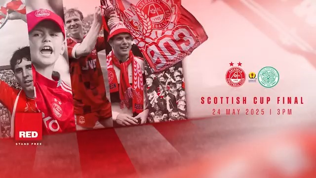 💬 "The moment I can remember most is the Aberdeen fans behind the goal in red." Red in 1990. Red in 2025. Tickets on sale from 8am on Monday.