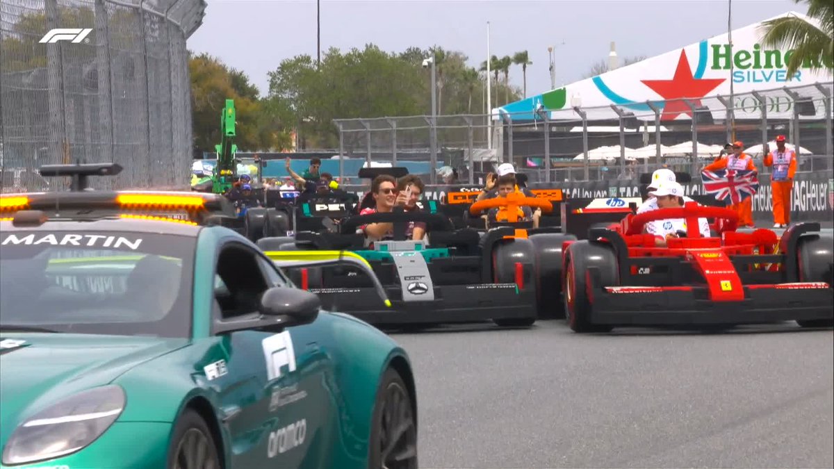 Just 20 big kids living their best lives 😎 #F1 #MiamiGP