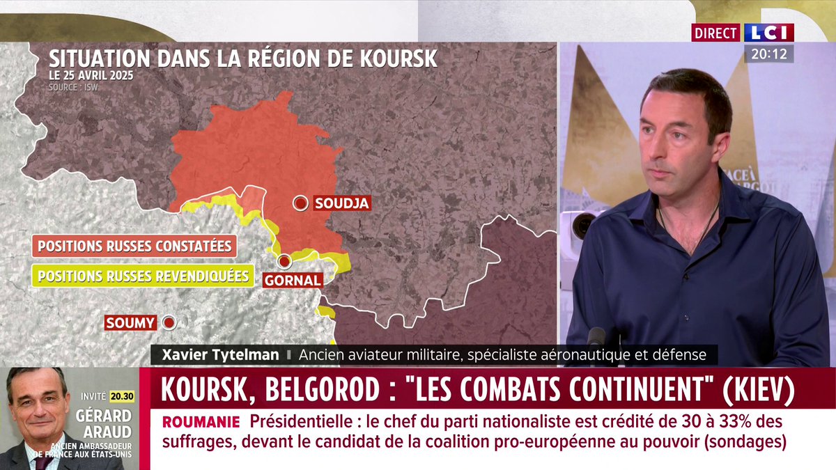 🗣️ "Idéologiquement, le fait que les Ukrainiens continuent à avoir un pied sur le territoire russe, c'est une grande victoire" : Xavier Tytelman (Xavier Tytelman) 📺 ✦ Margot Haddad ✦