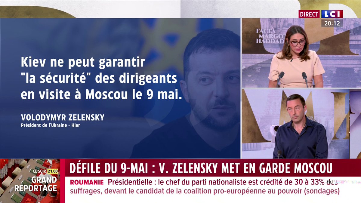 ➡️ Défilé du 9 mai en Russie 🗣️ "Ce ne sera pas le rayonnement qui était prévu à l'origine" : Xavier Tytelman (Xavier Tytelman) 📺 ✦ Margot Haddad ✦