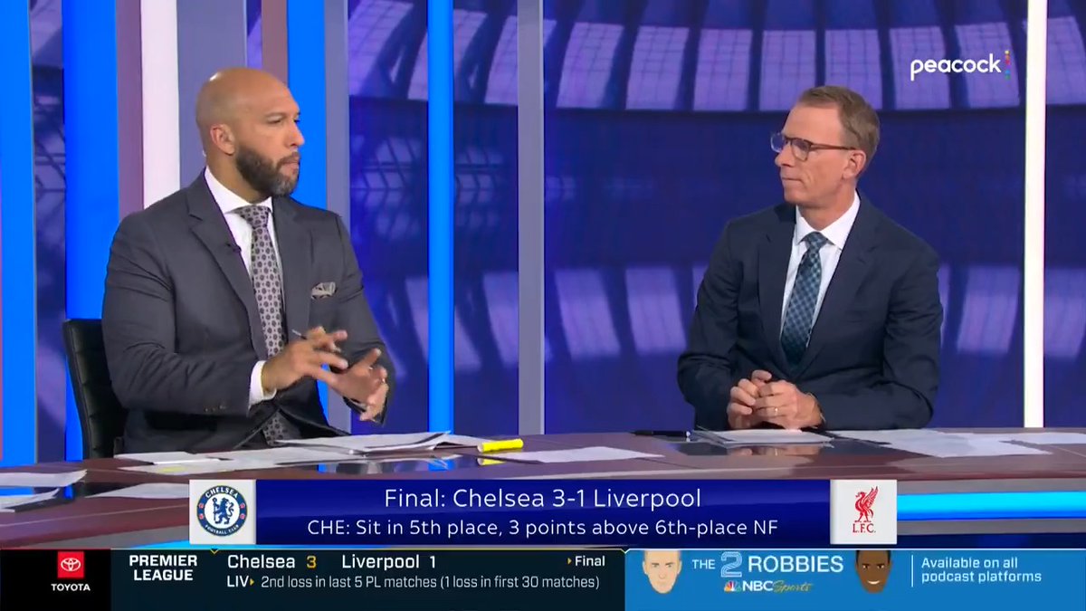 "It's all coming together." Tim Howard and Robbie Mustoe talk Chelsea after their pivotal 3-1 win over Liverpool.