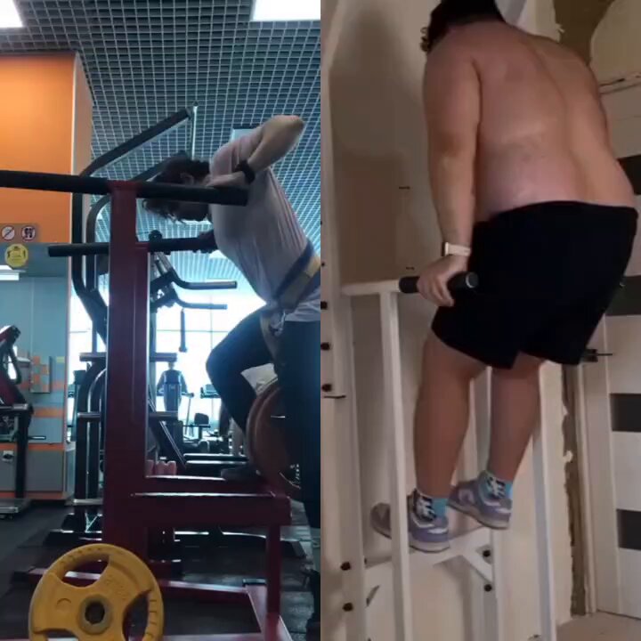 I've been preparing for obesity and preparing my muscles to carry all that fat. 75 + 50 vs 121 kg