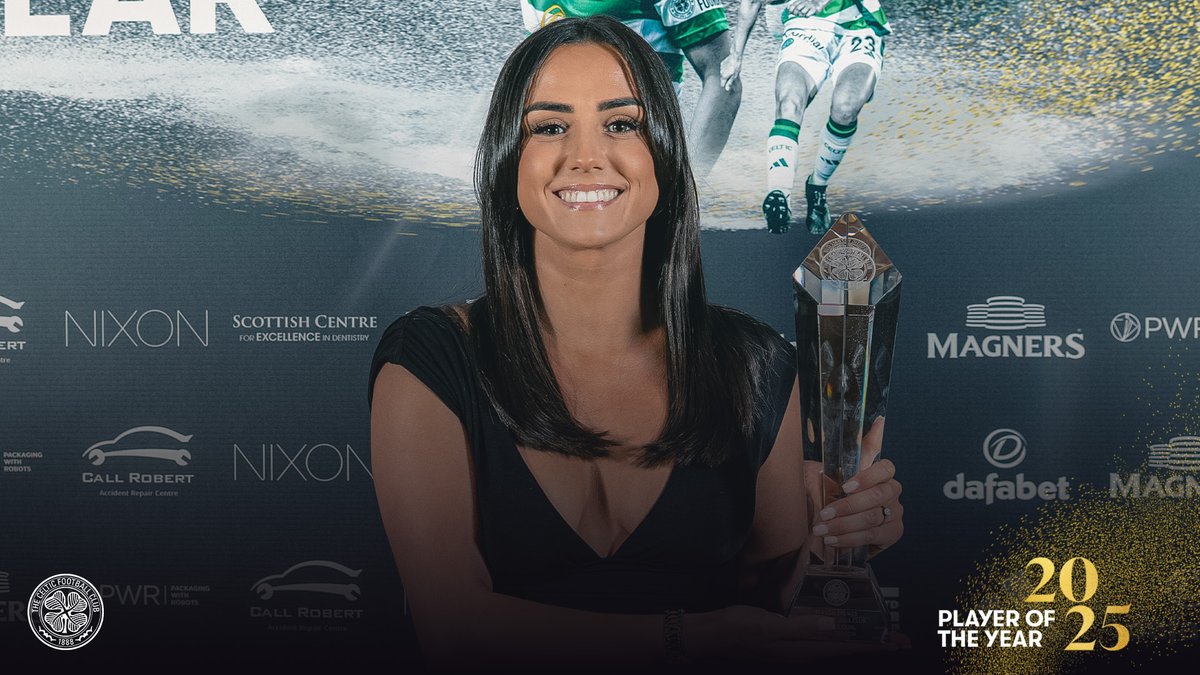 🎙️ Shannon McGregor spoke with Celtic TV after picking up her award for Celtic FC Women's GOTS! #CelticPOTY🥇| #CelticFC🍀🏆