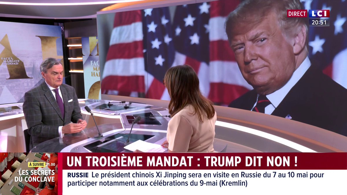 Donald Trump est "un narcissique, il veut être aimé" et "fondamentalement c'est un solitaire, quelqu'un qui décide tout seul", analyse Gérard Araud 📺 Face à ✦ Margot Haddad ✦
