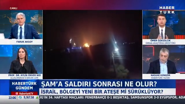 İsrail bölgeyi yeni bir ateşe mi sürüklüyor? Şam'a saldırı sonrası ne olur? Ömer Özkizilcik #HabertürkGündem'de anlattı.