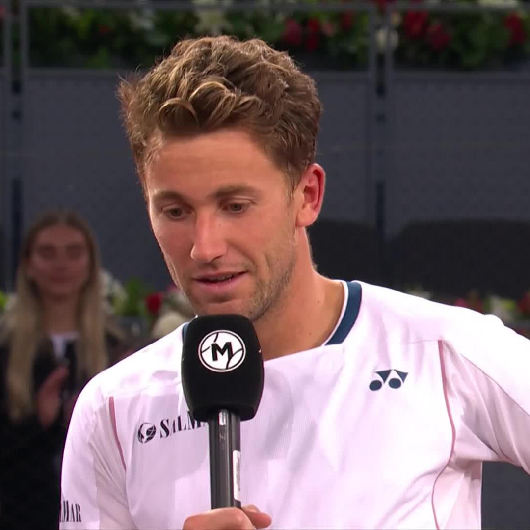 Muy bien, Casper 👌 Casper Ruud #MMOpen