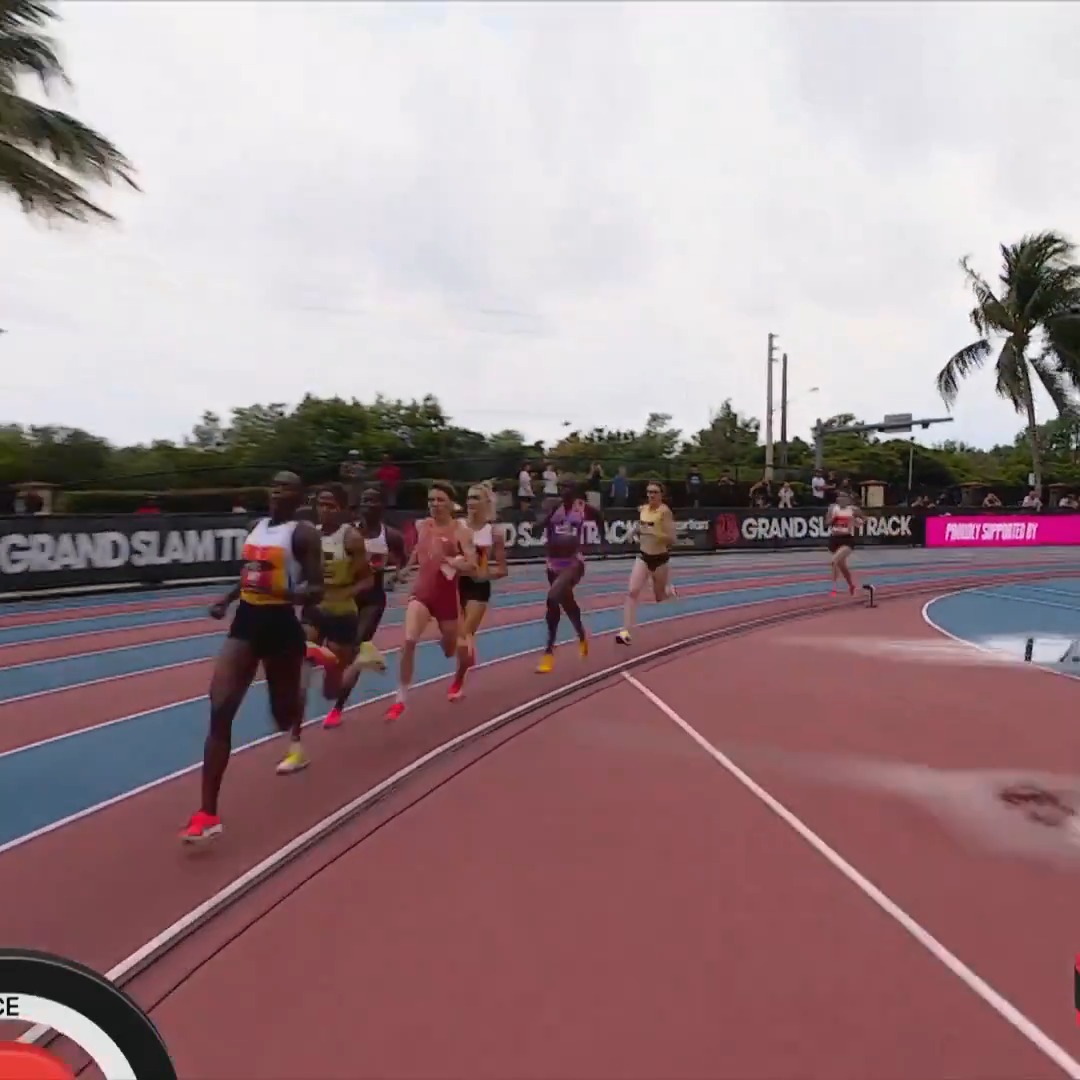 Mary Moraa finishes strong for the 800m win, and Freweyni Hailu’s third-place finish wins her the Short Distance Slam title! Grand Slam Track | 📺: Peacock