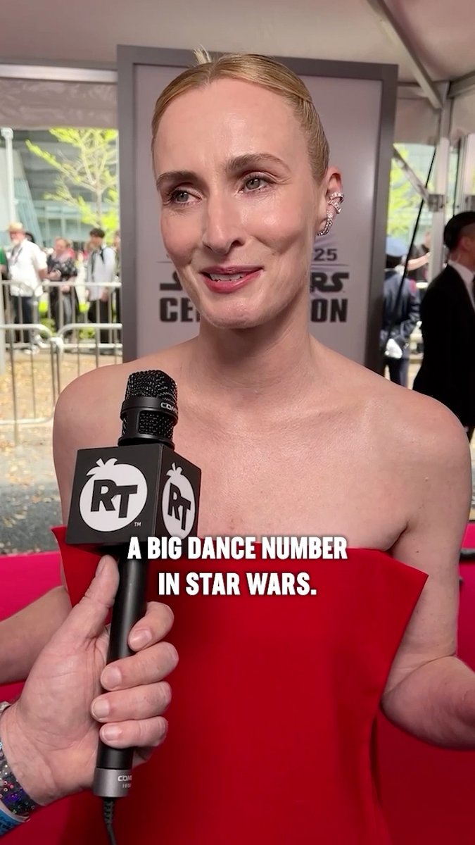 "I never thought I would be doing a big dance number in Star Wars. That day was like a dream!" Genevieve O'Reilly reflects on Mon Mothma's iconic dance in #Andor.