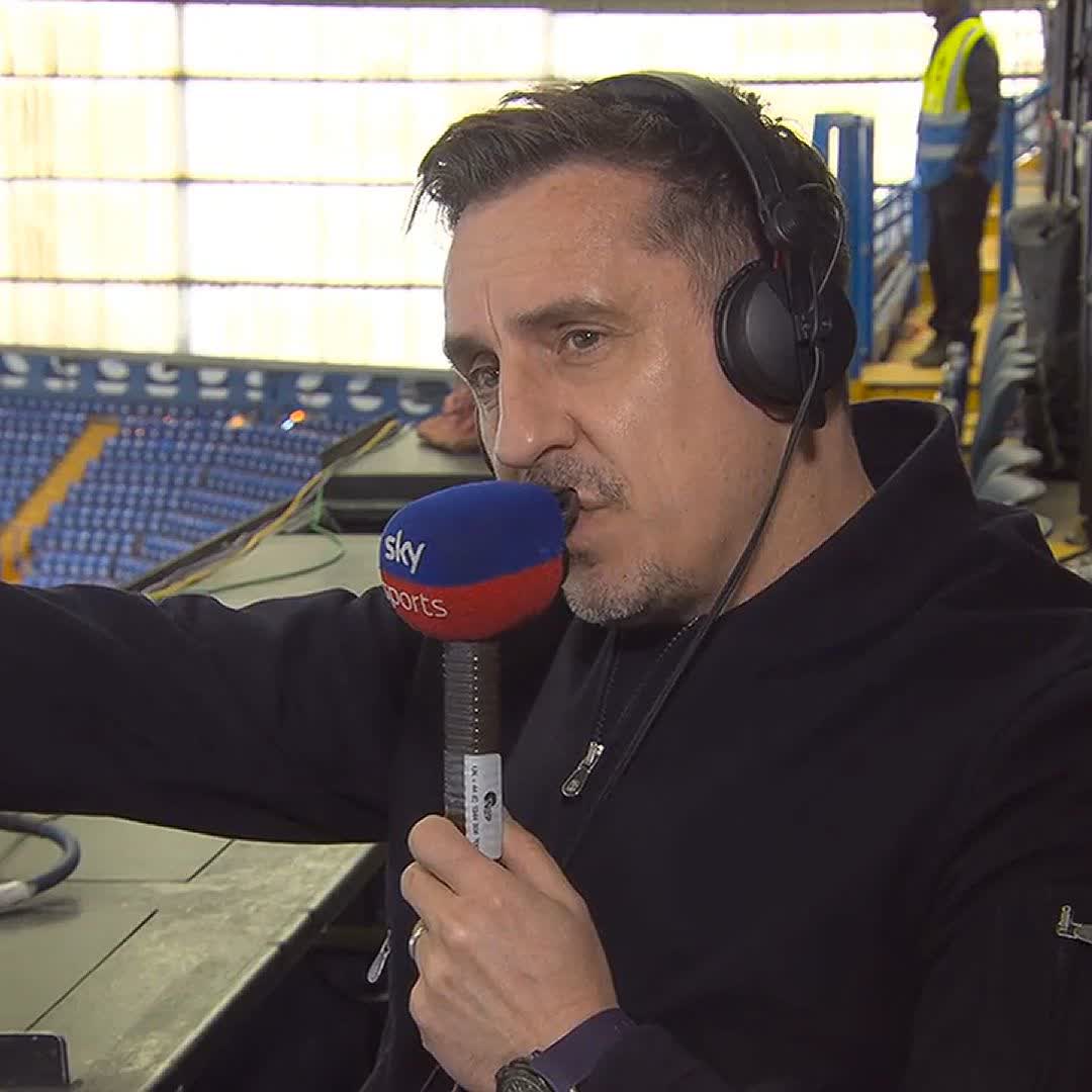 "He's nowhere near the level of Cristiano Ronaldo but I'm putting him in the same sentence here." Gary Nevilles shares his thoughts on Cole Palmer after his performance vs Liverpool 🔵
