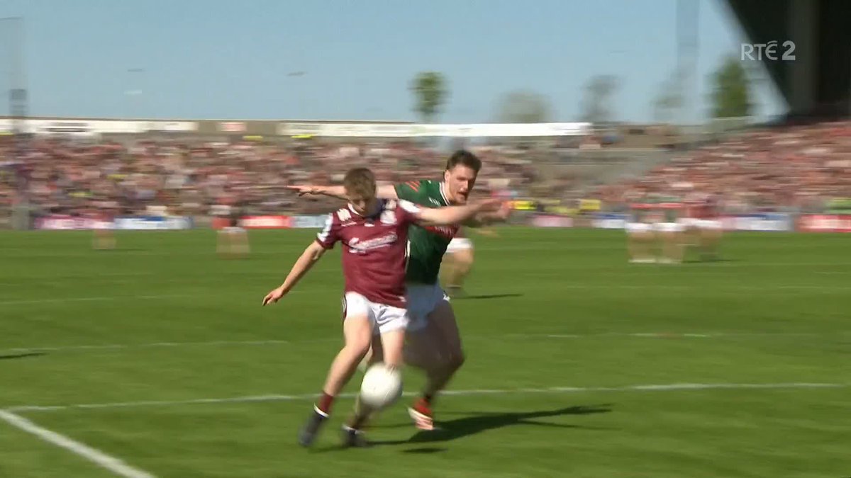 ‘It was very harsh on Mayo’ – The panel review Galway’s first-half penalty where Mattie Ruane was adjudged to have fouled Johnny McGrath