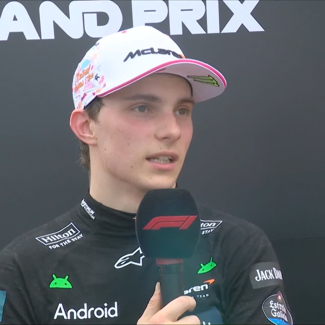 "Very very happy to be leaving Miami on top" 😁🟠 Oscar on his Miami win 🏆